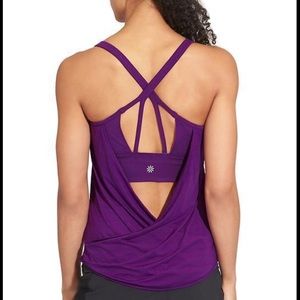 Athleta Full Force Open Back Tank Top Size S
